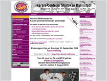 Tablet Screenshot of karate-darmstadt.de